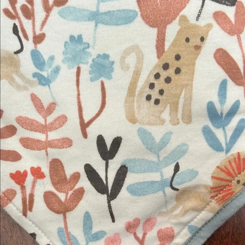 Marks & Spencer Organic Cotton Dribble Bibs - Pastel Multicolor, Set of 2, NWT